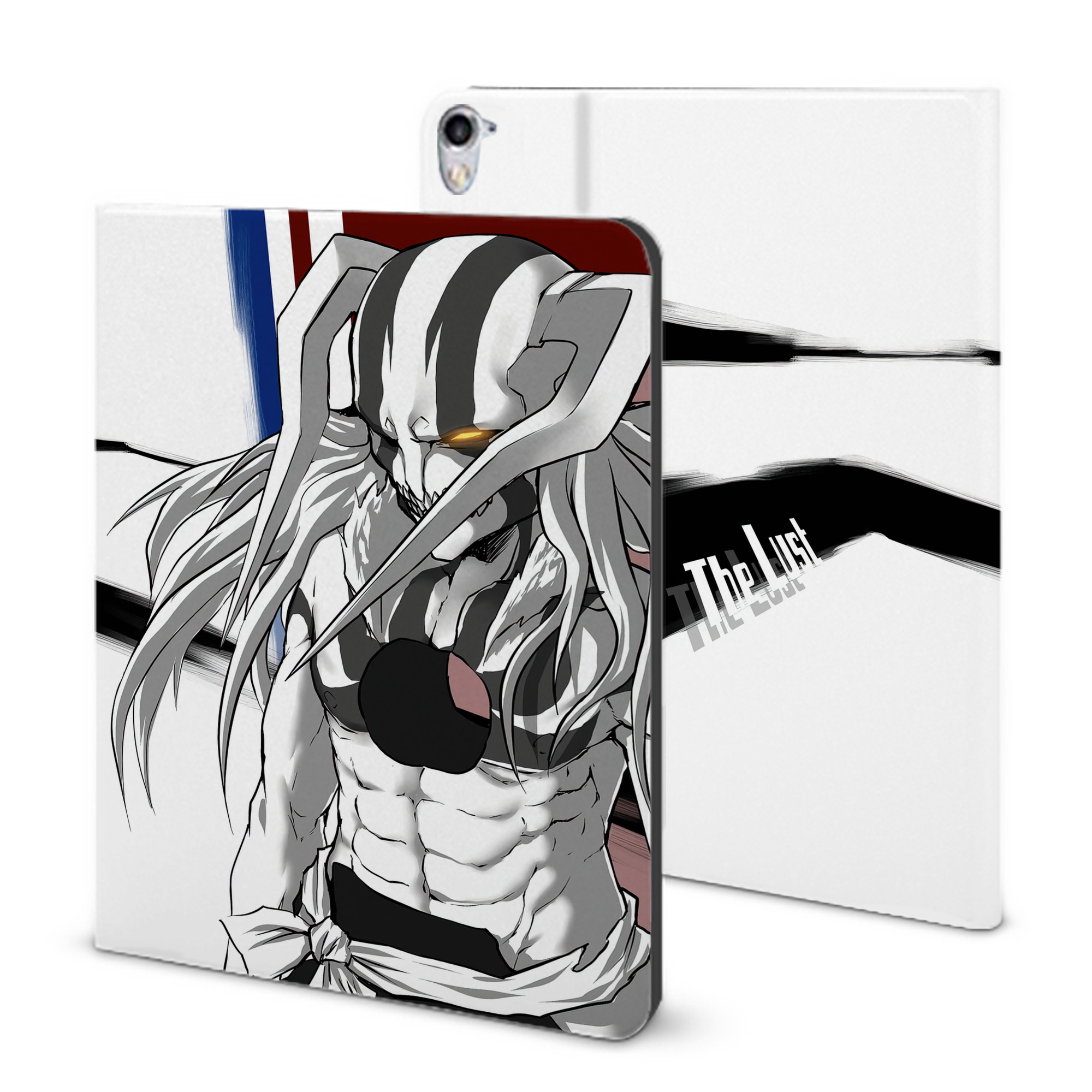 （画像用） ブリーチ BLEACH IPad ケース ブック型 PUレザー TPU 耐衝撃 軽量 薄型 ペン収納なし 全面保護 IPad 各モデル対応